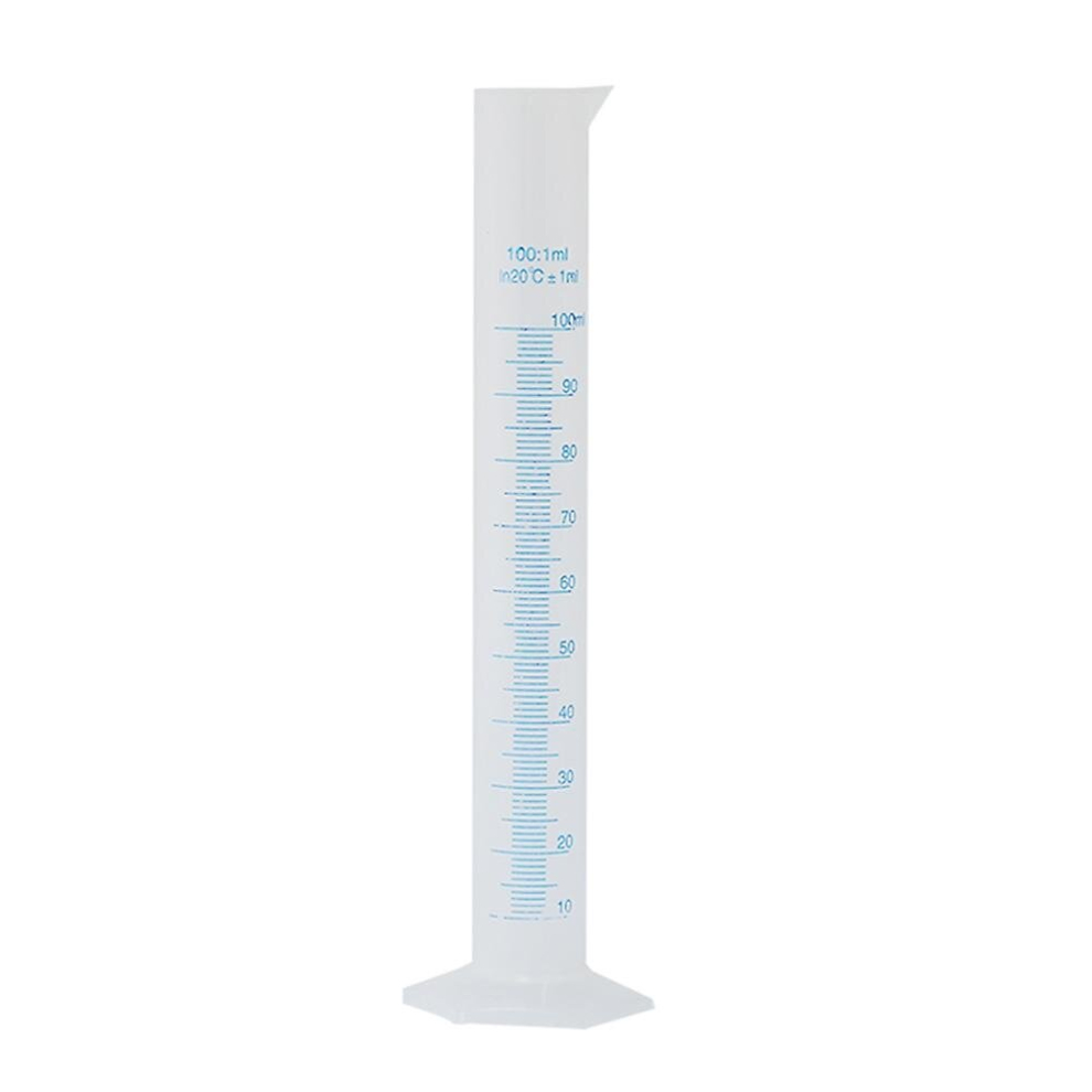 100ml Plastic Graduated Measuring Cylinder With Scale Chemistry Laboratory Tool-image-OPC-PCN5QRK-NEW