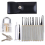 15pcs Lock Padlock Picking Kit Tools Transparent Key Extractor Lock Pick Set 5