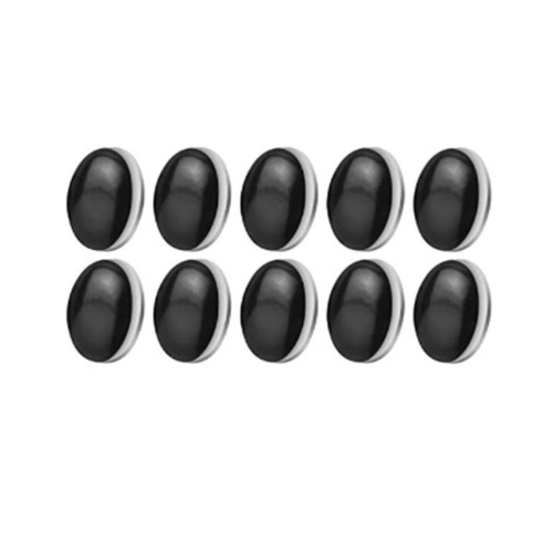 10Pcs Magnetic Curtain Weights - Round Black Drapery & Shower Curtain Bottom Weights, No Tools Required, 0.99 oz Each, 1.57 in dia