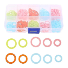 240pcs Round Knit Knitting Marking Circles Rings Markers Crochet Stitch Diy Tool