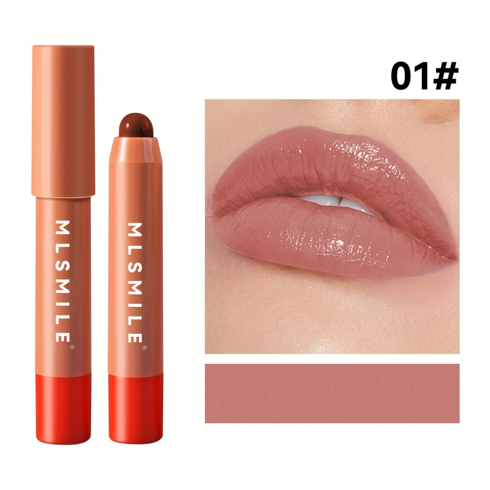 6 Lipstick Moisturizing Lip Balm Lipstick Pen Non stick Cup Velvet Lip Pencil Lip Gloss Non fading Lipstick