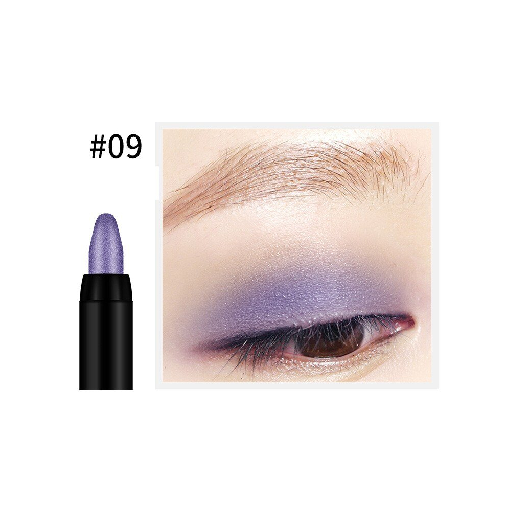Multicoloured 10 Colors Matte And Pearly Eyeshadow Stick Swivel Highlighting Pen For Brightening Eye Makeup
