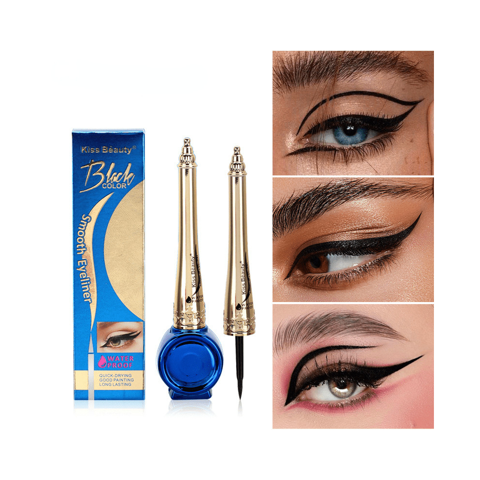 Long lasting Waterproof Eyeliner Pen Rich Rendering And Smudge Proof Smooth And Easy Applying Charming Eye Makeup