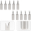 10pcs Corn Cob Holders Stainless Steel Corn On The Cob Skewers Fruit Food Forks Corn Forks Prong 2
