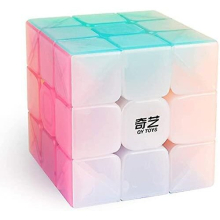 Qy Toys Warrior S 3x3 Speed Cube Jelly 3x3x3 Magic Cube Puzzles Transparent Pastel Color