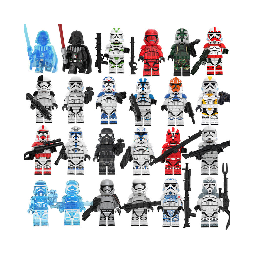 Photos - Action Figures / Transformers  Star Wars Minifigure Model Building Block Figure Toy Kids Toy Gift(24pcs/set MOC Minifigure)