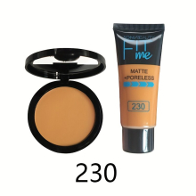 2 In 1 Mini Makeup Set Liquid Foundation And Concealer Powder Suitable For Dark Skin Tone Facial Makeup Kits