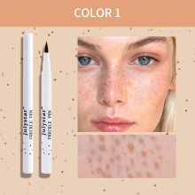 2pcs Natural Freckle Pen Eyeliner Rendering Waterproof And Smudge Proof Face Makeup Freckle Pen
