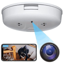 Hidden Camera With Motion Detection Sensor 4k Smoke Detectors Wifi Hd 1080p Surveillance Baby Pet