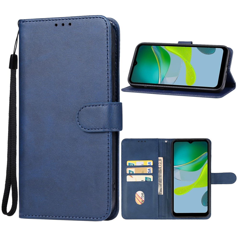 For Motorola Moto E13 Leather Phone Case 9317312083142