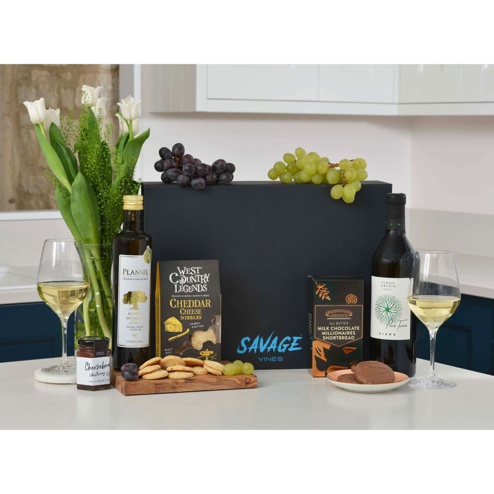 Gourmet Food and White Wine Hamper