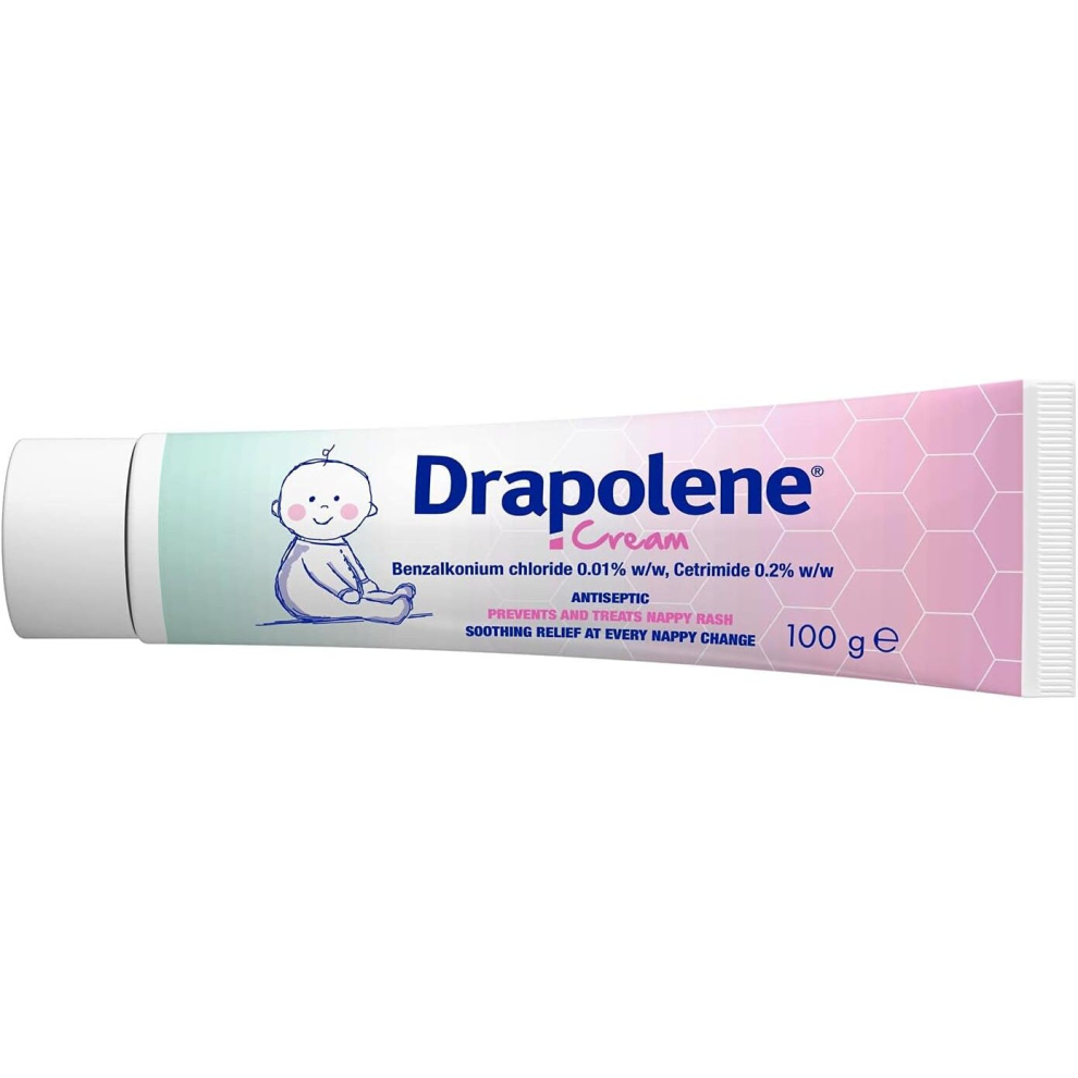 100G Tube Prevents And Treats Nappy Rash Soothes And Protects Baby's Bottom From Newborn Onwards Cream Drapolene