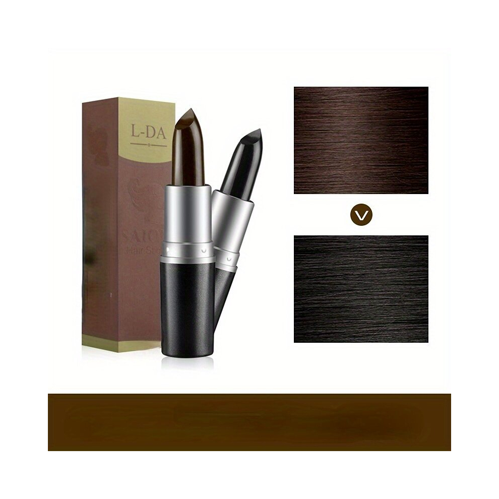 Brown Hair Dye Pen Disposable Hair Dye Stick Temporary Fast Hair Dye Pencil For Women Men