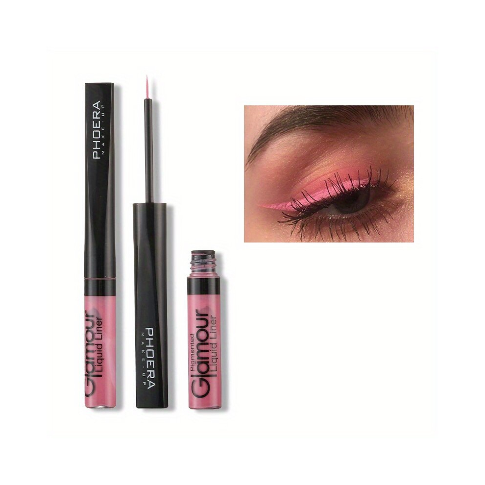Colorful Liquid Eyeliner Pen Long Lasting High Pigmented Fast Drying Dimensional Eye Look Eyeliner Makeup