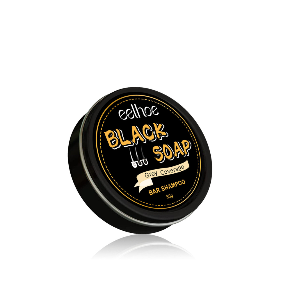 Hair Darkening Shampoo Bar Gray Hair Coverage Soap Hair Darkening Compressed Soap Bar