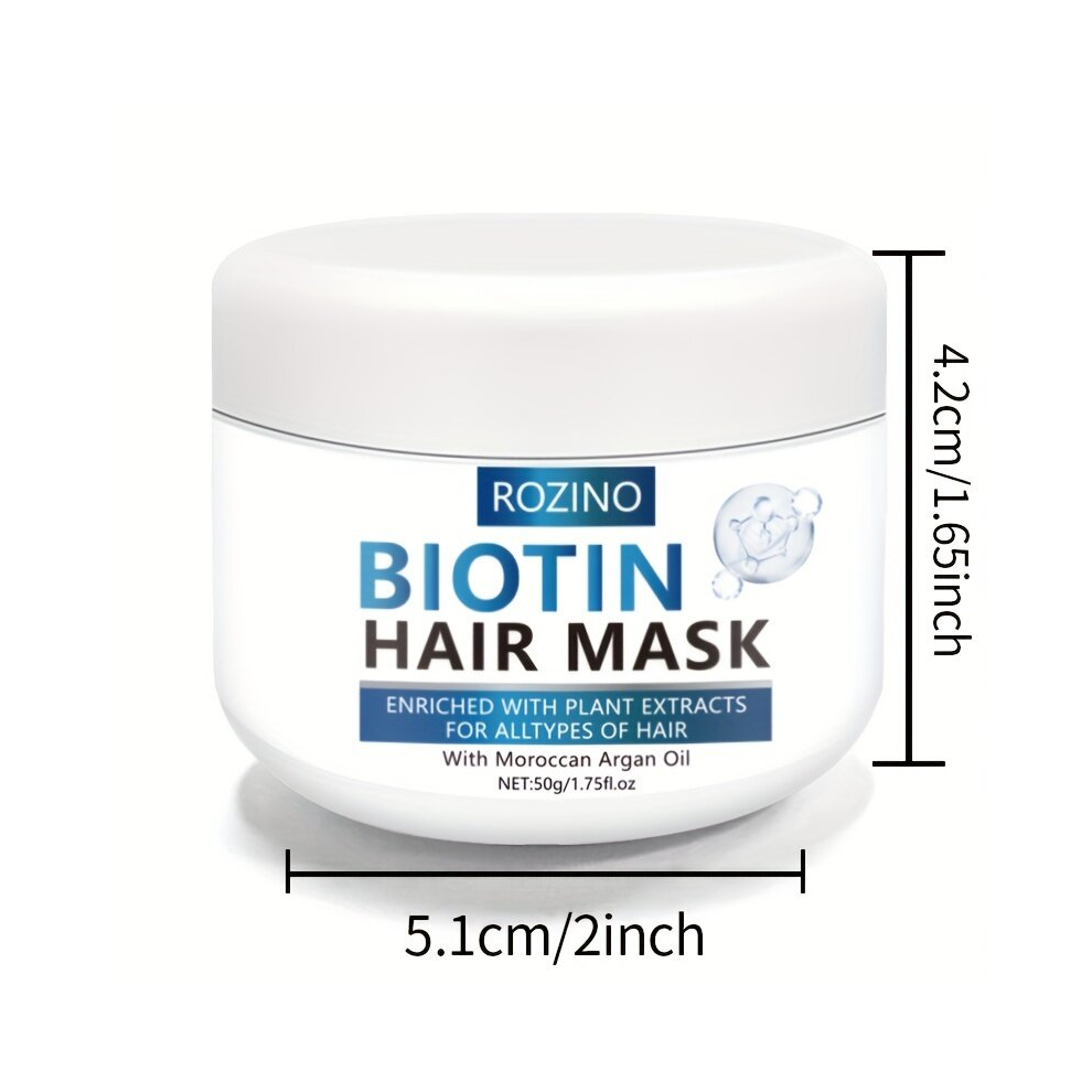 50g Biotin Hair Mask Moisturizing And Caring For Hair Repairing Damaged Dry Hair Smoothing Hair Making Hair Naturally Fluffy Refreshing And