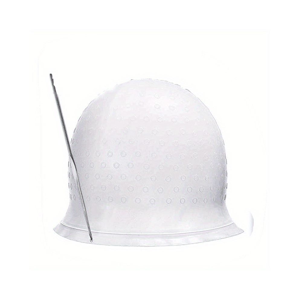 Reusable Highlighting Cap With Metal Hook For Salon Hair At Home