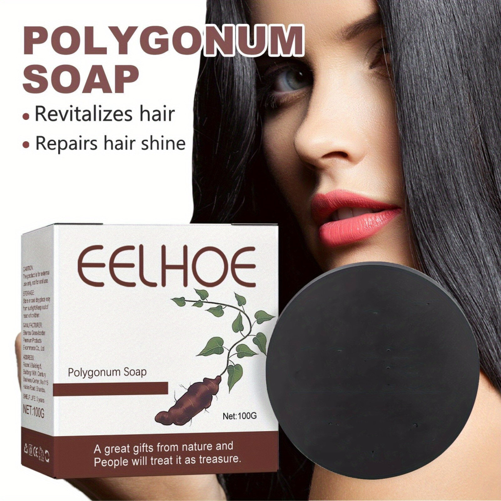 100g Polygonum Multiflorum To Shampoo Soap Deep Cleans Softens Repairs And Protects Hair From Damage And Split Ends