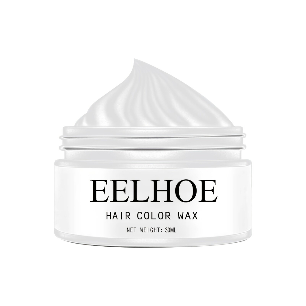 White Temporary Hair Wax Halloween Disposable Diy Matte Hair Wax Hair Dye Cream Natural Instant Hair Dye Cream Easy To