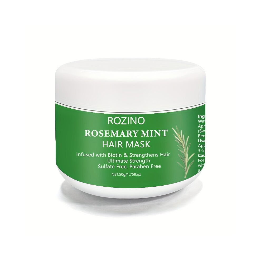 Rosemary Mint Hair Mask Moisturizing And Caring For Hair Repairing Damaged Dry Hair Making Hair Naturally Fluffy Refreshing And