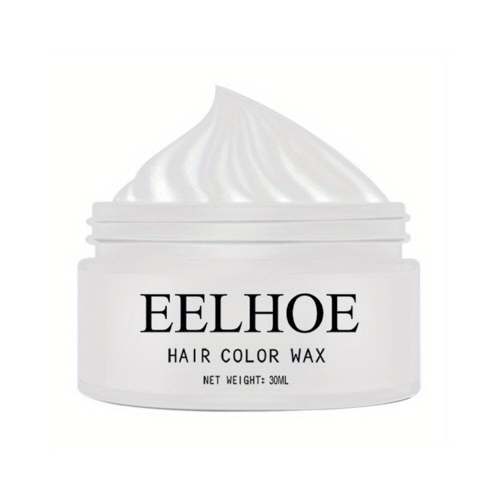 White Grandma Grey Colorful Hair Wax Hair Dye Wax Pomades Disposable Natural Hair Dye Cream Instant Hairstyle Mud Cream For Party Cosplay Masquerade