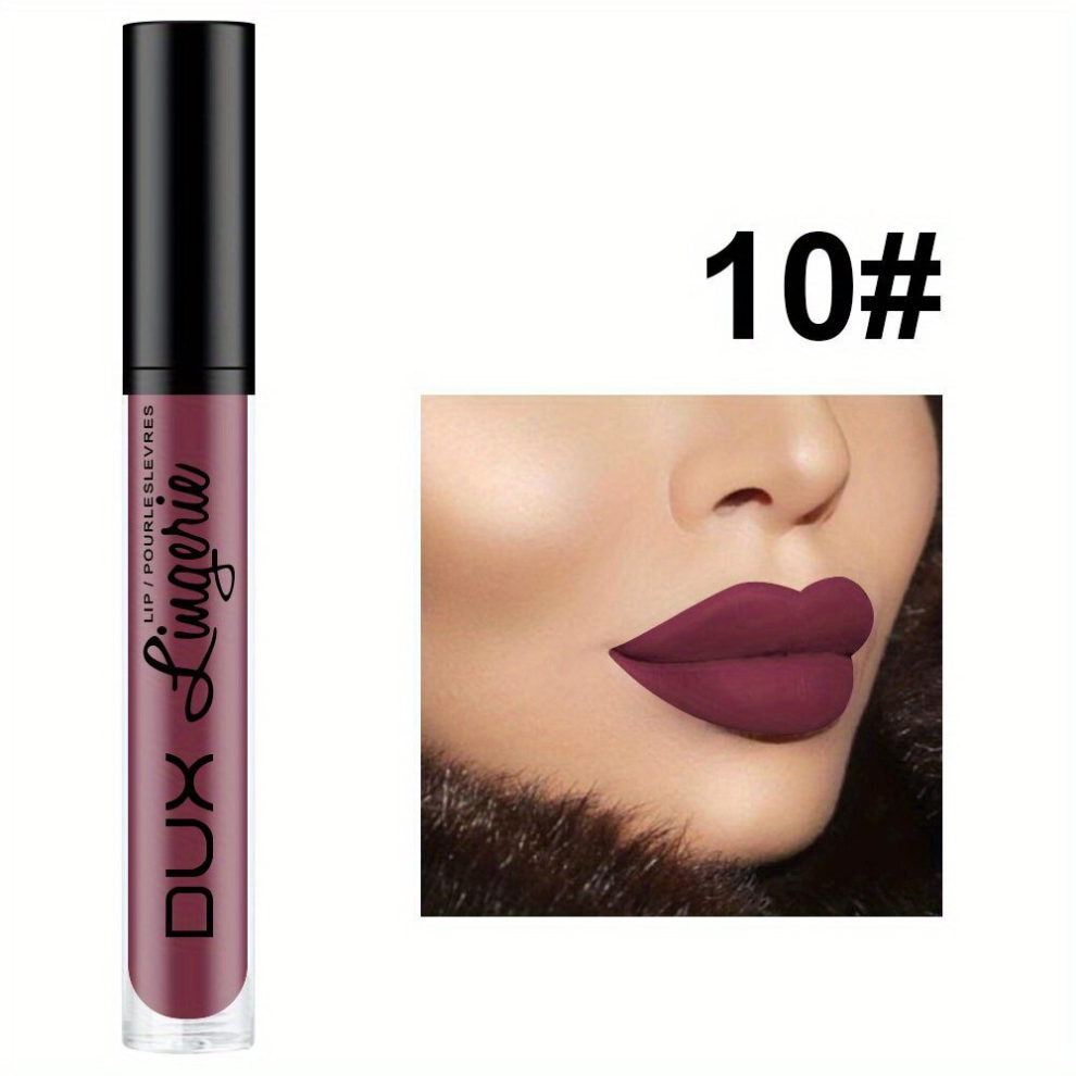 16 colors Matte Lipstick with Cup Lipstick for Long Lasting Wear and Easy Application