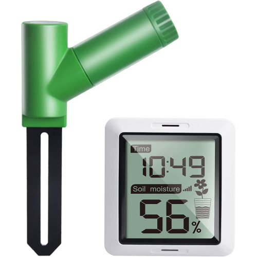 Ecowitt Wh0291 Soil Moisture Tester Plant Soil Moisture Sensor Meter With Digital Lcd Display For Garden Lawn Potted Plant Care Indoor Outdoor Pairing