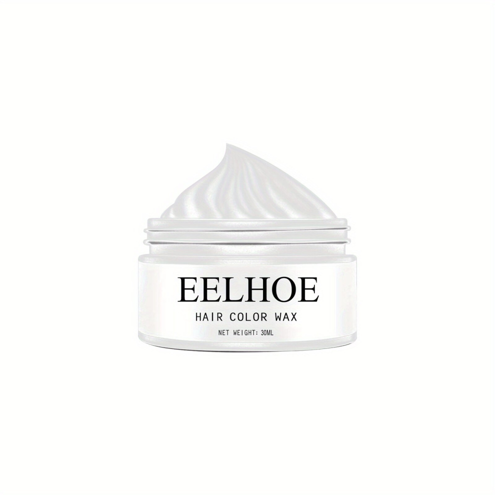 White Instant Hair Wax Washable Natural And Disposable For Diy Styling And Party Use