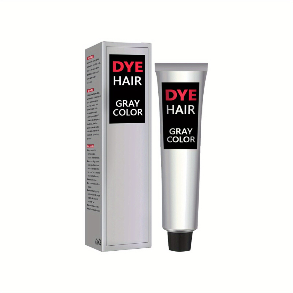 Multicoloured 100Ml Long Lasting Hair Dye Cream For Gray Hair Mild And Gentle Formula For Easy Application And No Hair Damage