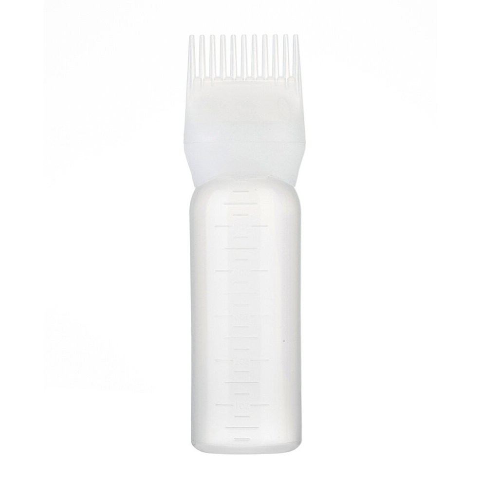 White Refillable 120Ml Multicolor Hair Dye Bottle With Applicator Comb Salon Hair Coloring And Styling Tool