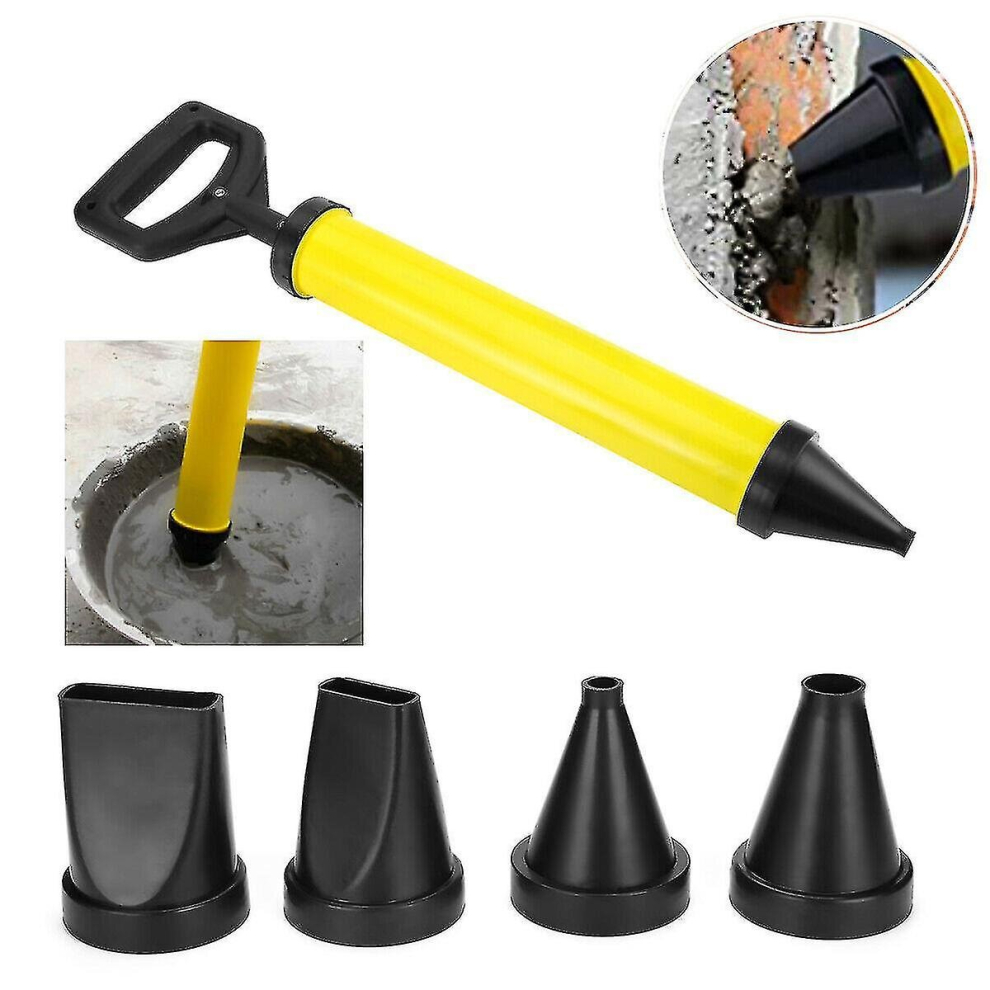 Cement Grout Gun Mortar Sprayer Hand Pump Lime Cement Grout Gun 4X Nozzle 9379873105220