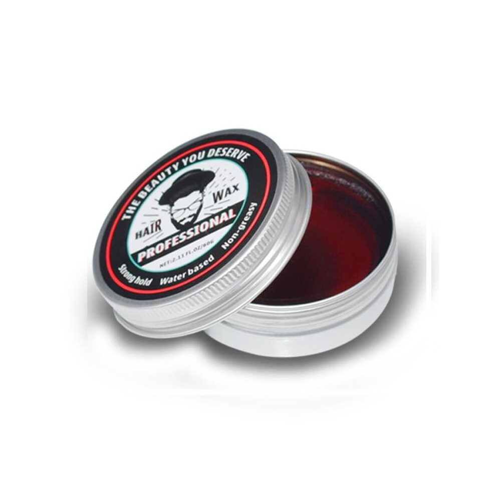 Red Hair Wax Non Greasy Hair Styling Wax Strong Hold Finish Molding Hair Wax Hair Styling Clay For All Hair Style Use For Thickened Modern Hairstyles Wax