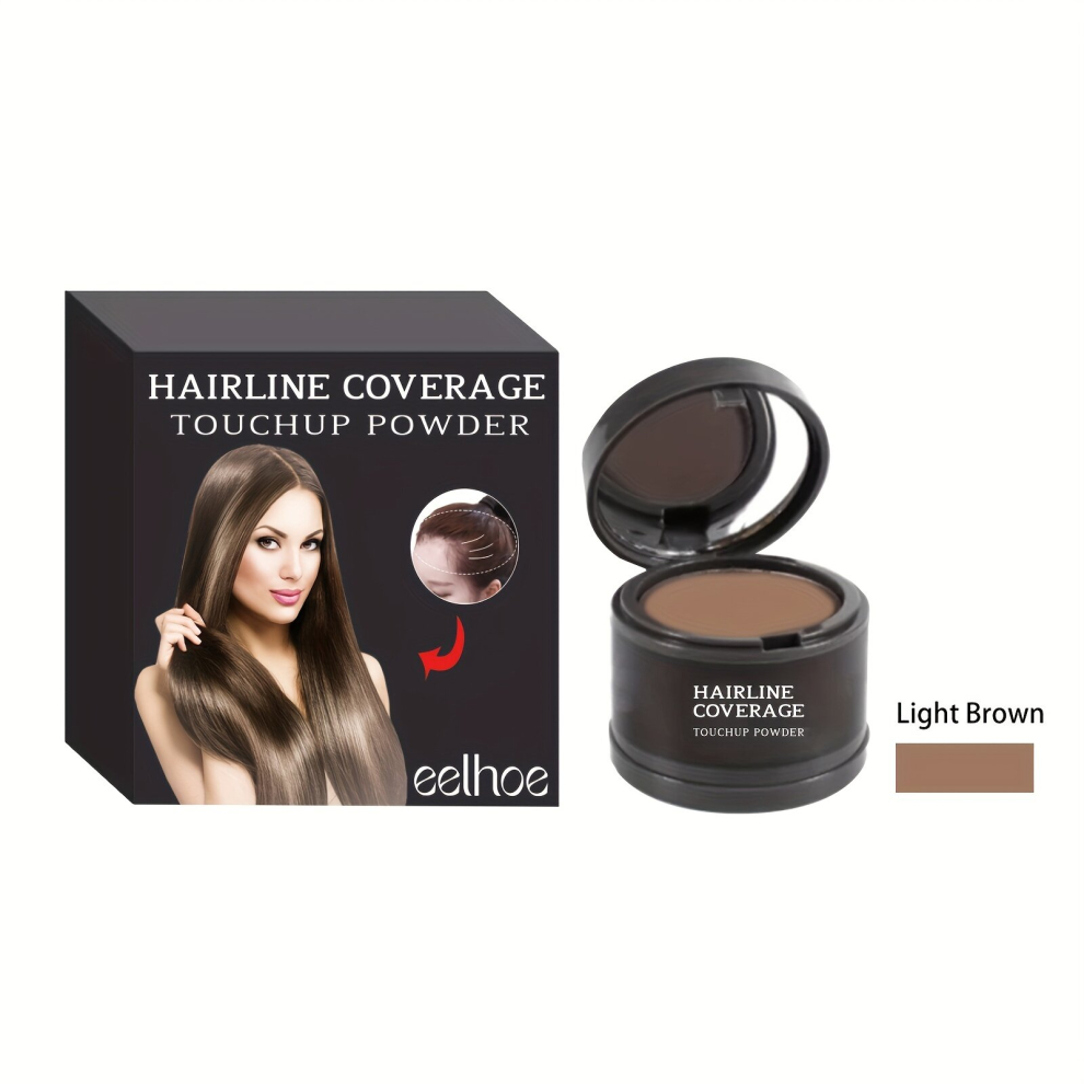 Multicoloured Hairline Coverage Touch Up Powder Portable Easy To Apply Hairline Concealer Root Touch Up Powder