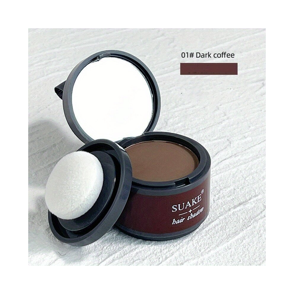 Hair Shadow Powder Quick Cover Hairline Powder Stain Proof 48 Hour Formula Locks On For Full Body Hair &Beard Root Touchup Hairline Powder For Thinnin