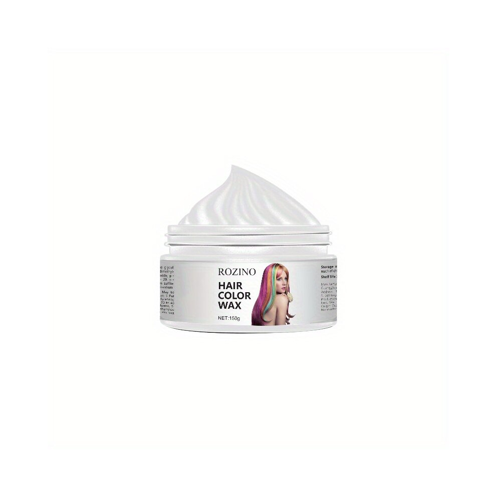 Multicoloured 150G Disposable Hair Dye Mud Diy Hair Dye Wax Hair Clay Long Lasting Natural Fluffy Hair Cream Six Colors Optional
