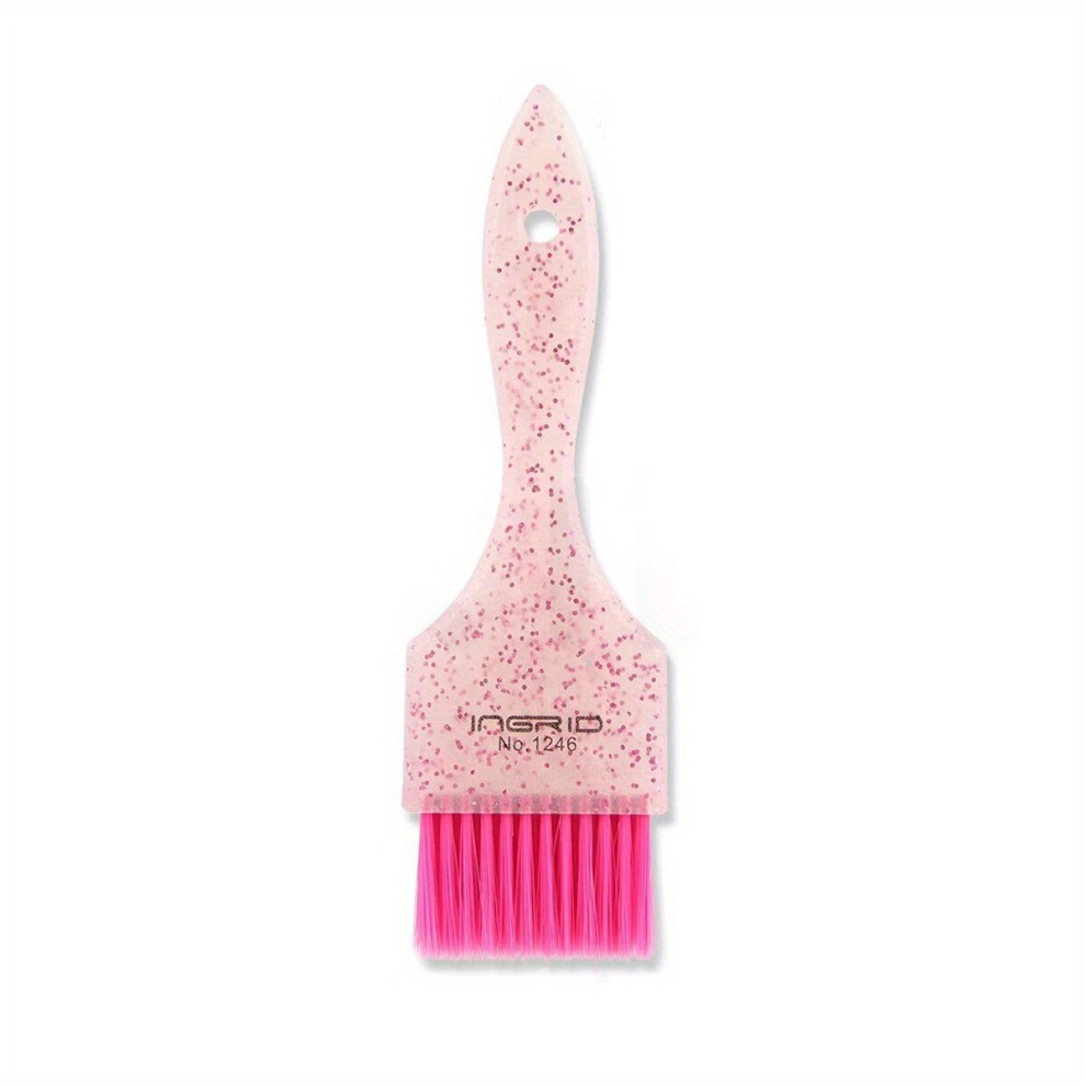 Sequin Detail Hair Dye Brush Glitter Hair Dye Brush Hair Tinting Coloring Brush For Barber Salon Home Use
