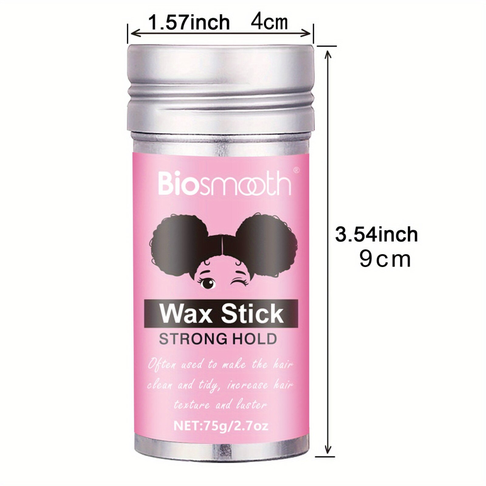 Multicoloured 75G Hair Wax Stick Long Lasting Styling Wax Stick Strong Hold Hair Wax Stick For Hair Wigs Fly Away Edge Frizz Hair