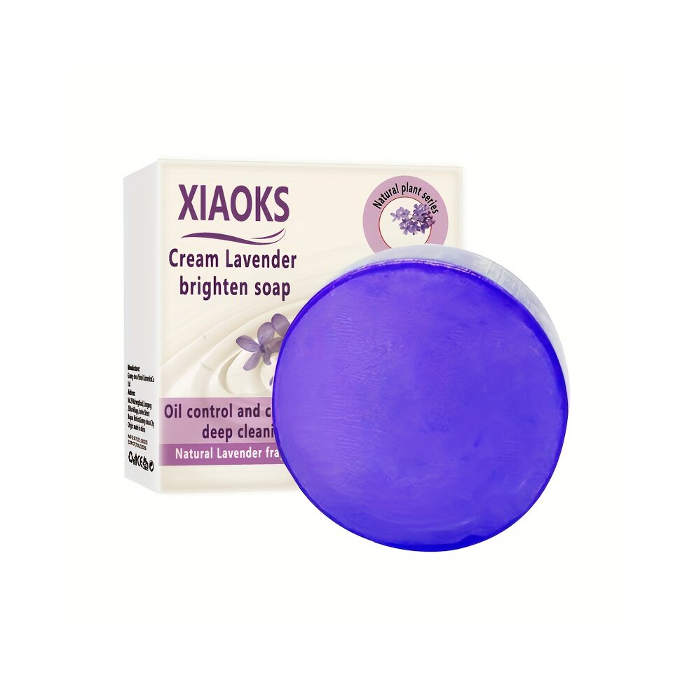 Natural Lavender Shampoo Soap Deep Clean Scalp Control Moisturizing Refreshing Not Sticky Soft And Fluffy Hair Shampoo Soap