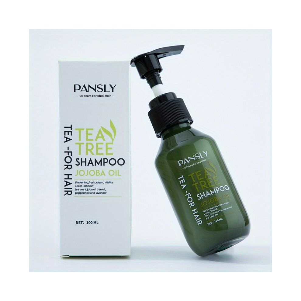 Multicoloured 100Ml Tea Tree Shampoo Moisturizing Refreshing Control Shampoo For All Hair Types Cruelty