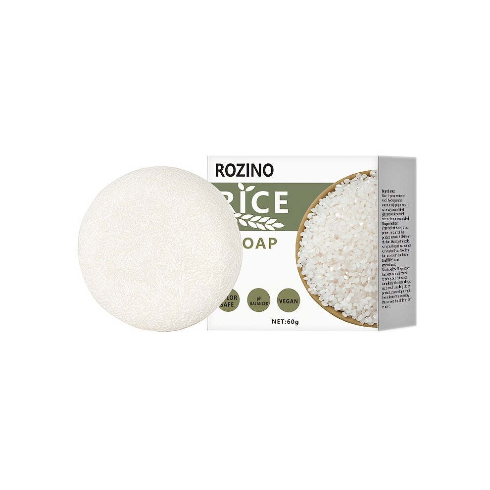 Rice Shampoo Soap Silicone Control Shampoo Cake Refreshing Hair Essential Shampoo Soap