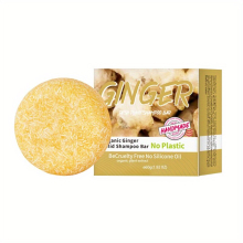 60g Ginger Shampoo Soap Refreshing Control Shampoo Bar Natural Plant Hair Care Products For All Hair Types