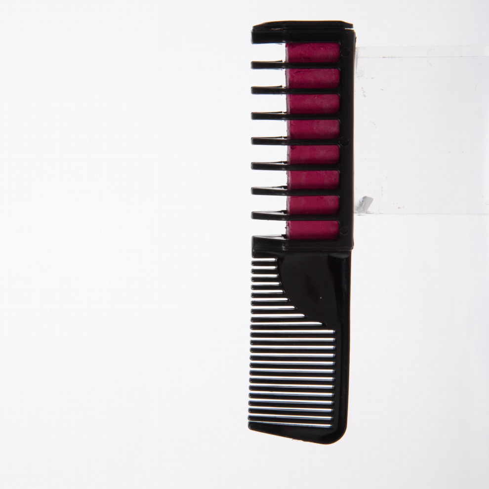 Pink Washable Hair Chalk Comb For Diy Birthday Parties Halloween Cosplay And Christmas Temporary Hair With Easy Application