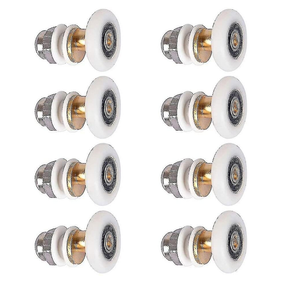 Shower Door - Roller Caster Wheel For Shower Door Sliding Rollers Door Roller Replacement Wheel 8pcs 23mm-image-OPC-PCN67BY-NEW