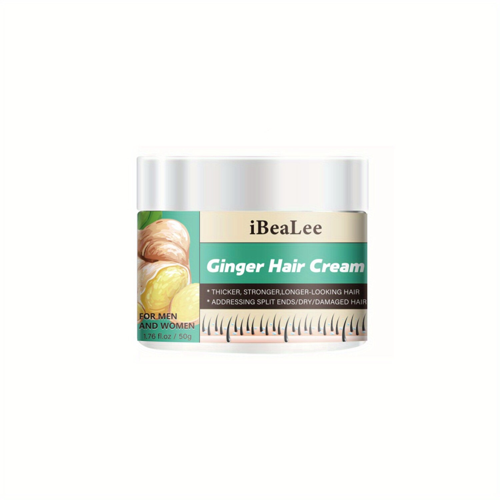 Multicoloured Ginger Hair Care Cream Hair Care Product With Biotin And Vitamin For Thicker Longer Fuller Healthier Hair