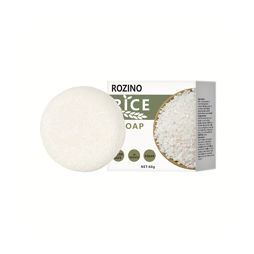 Rice Shampoo Soap Control Shampoo Cake Silicone Shampoo Soap For All Hair Types