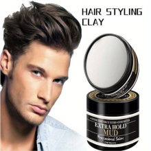 Extra Hold Hair Mud Professional Salon Barber Hair Styling Clay Long Lasting Hair Wax For Hair Shaping Hair Styling