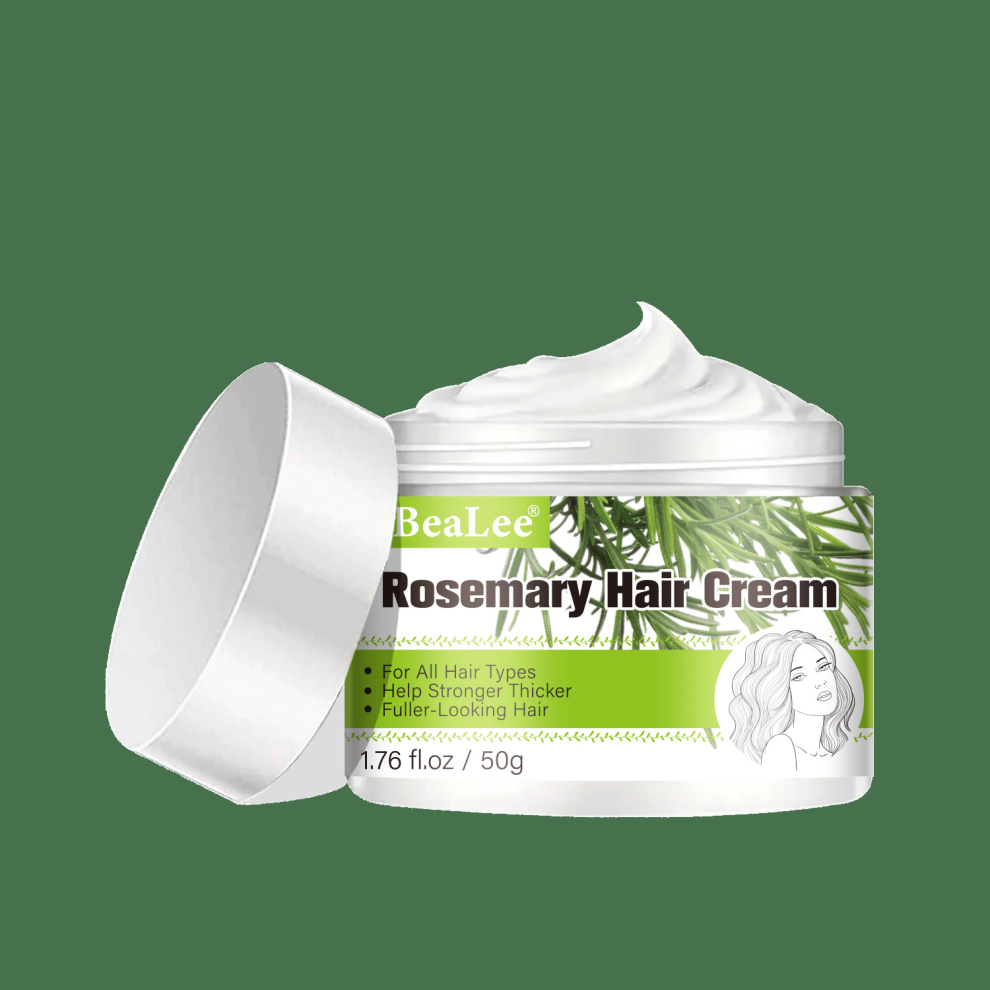 Rosemary Hair Cream For All Hair Types Hair Cream For Repairing Damaged Dry Hair Hair Strengthening Complex Help Hair Looks Stronger Thicker