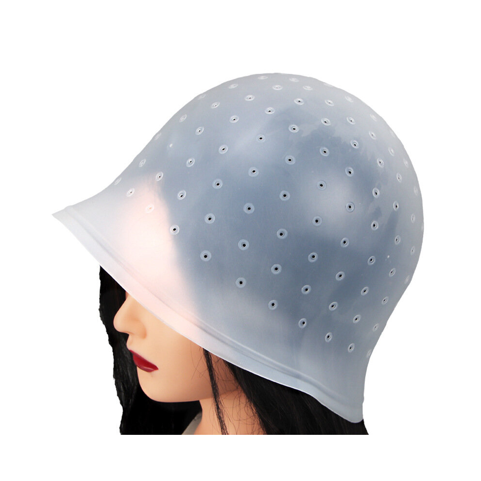 Hair Highlighting Frosting Cap Reusable Hair Hat With Plastic Hooks Hair Coloring Salon Barber Hairdressing Tool Kit Supplies