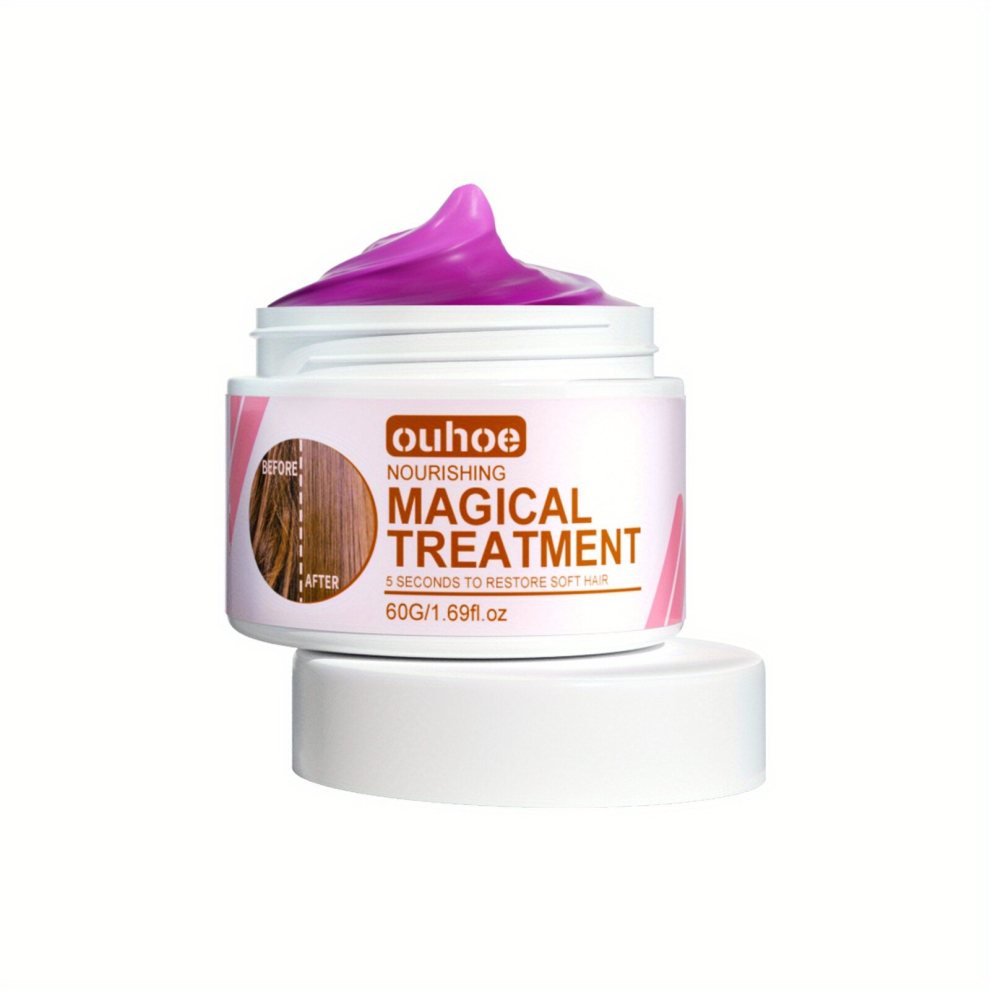 60g Keratin Repair Hair Mask Hydrating Hair Mask Without Steaming Silky Perm Dyeing Hair Care Prodcut Moisturizing Hair Care Cream