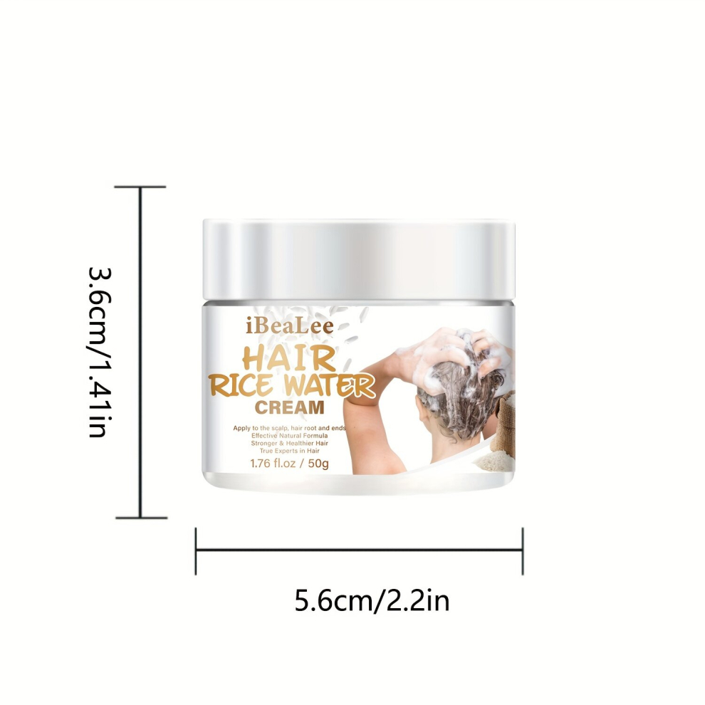 Multicoloured Rice Water Serum Hair Care Cream Strengthens Hair Healthy Hair Penetrates Root To Tip